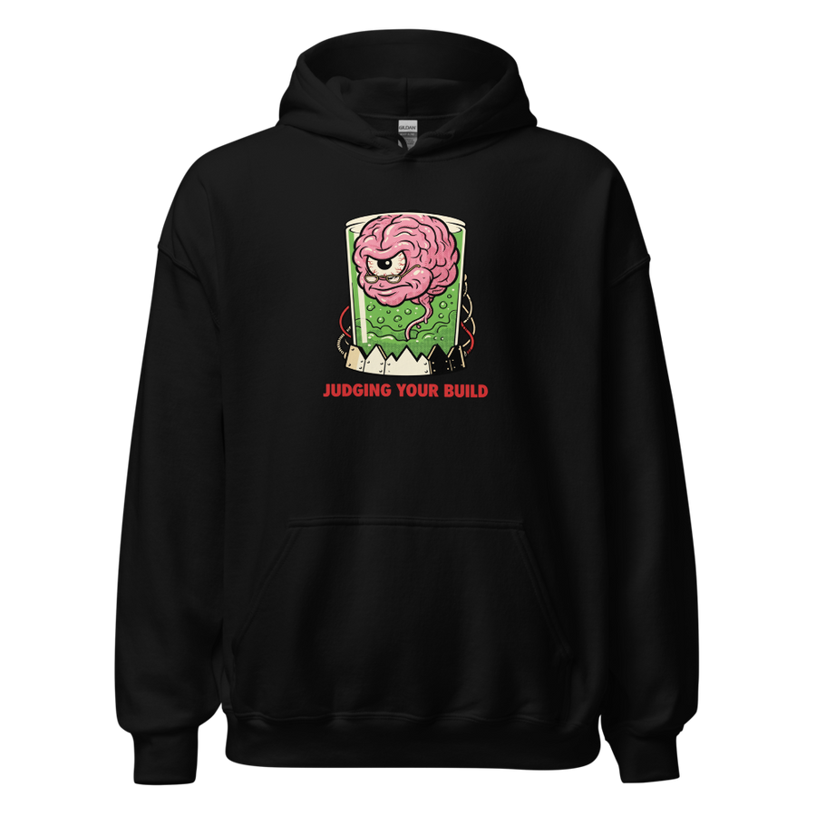 Judging Your Build Brain in a Jar Boss Tee