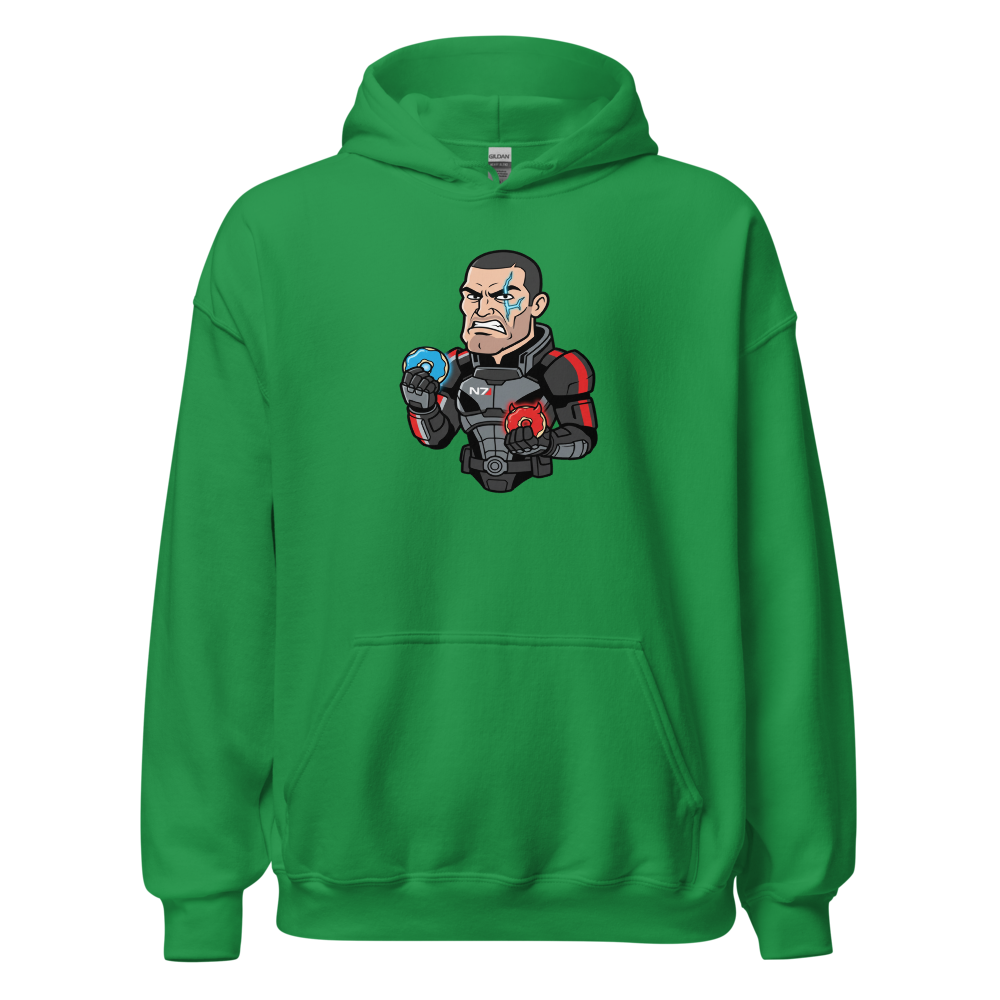 Paragon vs Renegade Donut Space Operative Tee — irish green front view