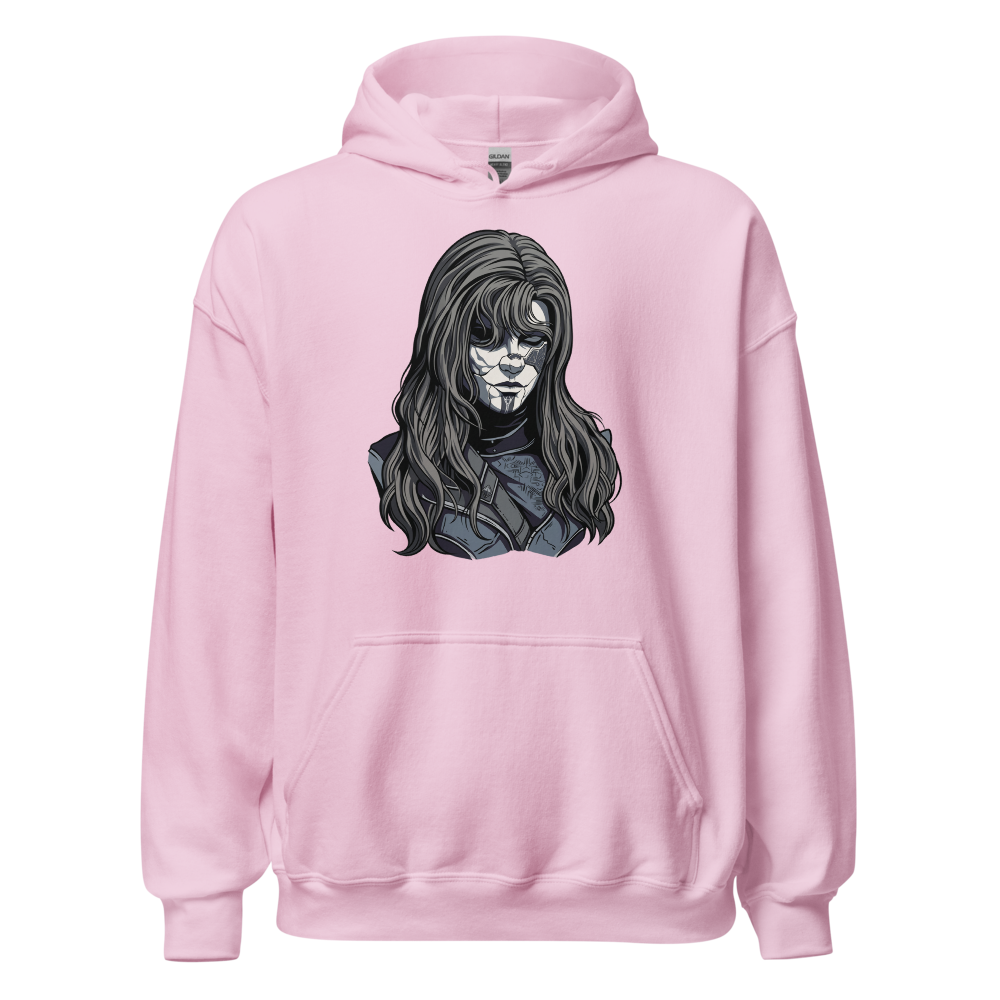 Paintress Watercolor Portrait Tee — light pink front view