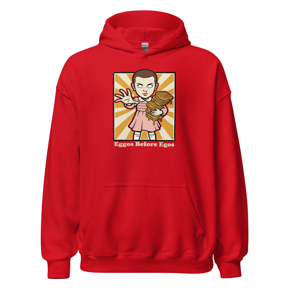 Psychic Waffle Kid Propaganda Screenprint Tee — red front view