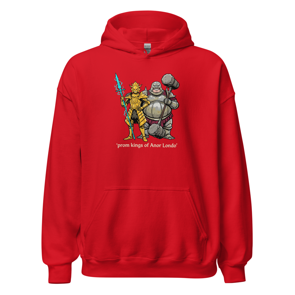 Prom Kings of the Cathedral Boss Duo Tee — red front view