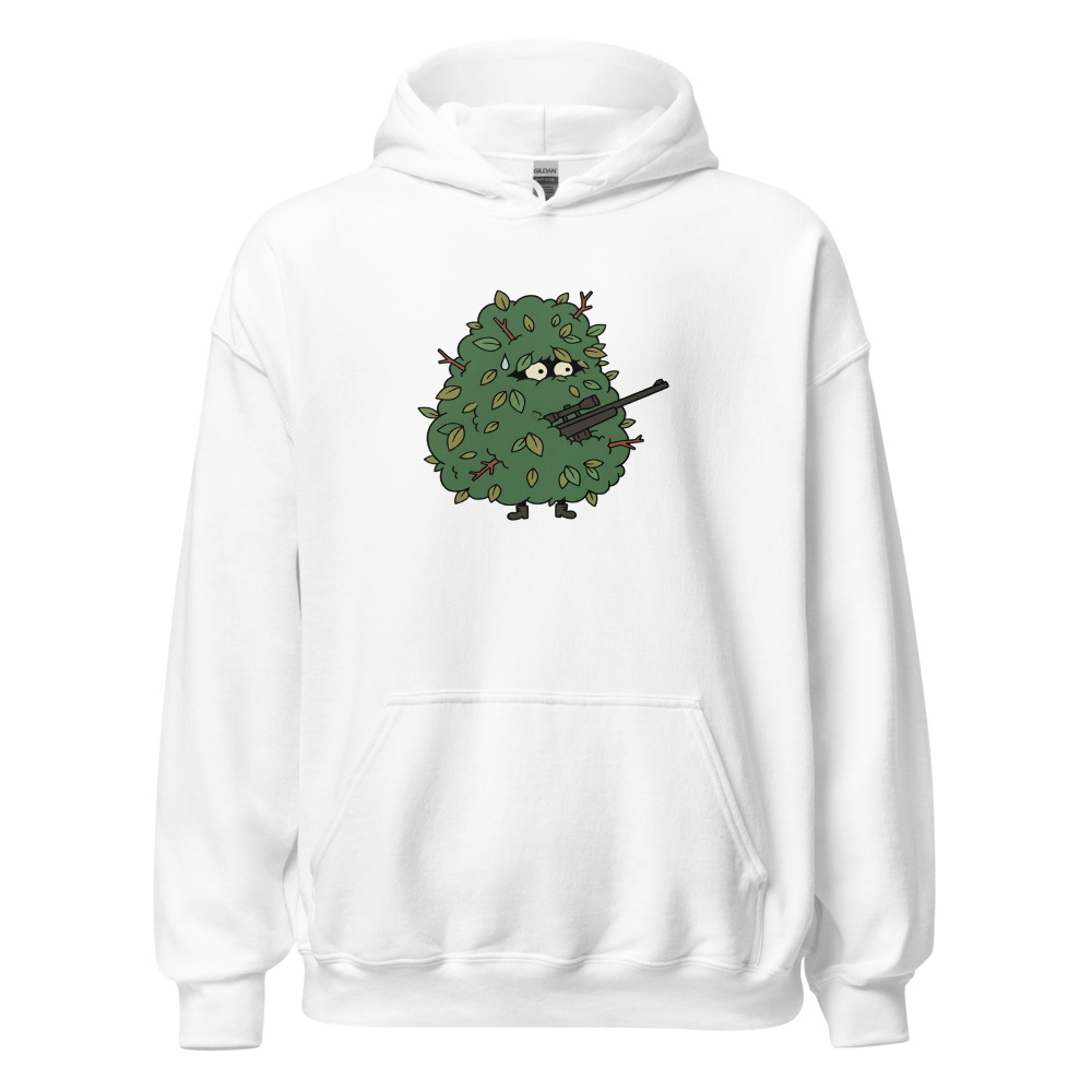 Bush Camper Sniper Battle Royale Gamer Tee — white front view