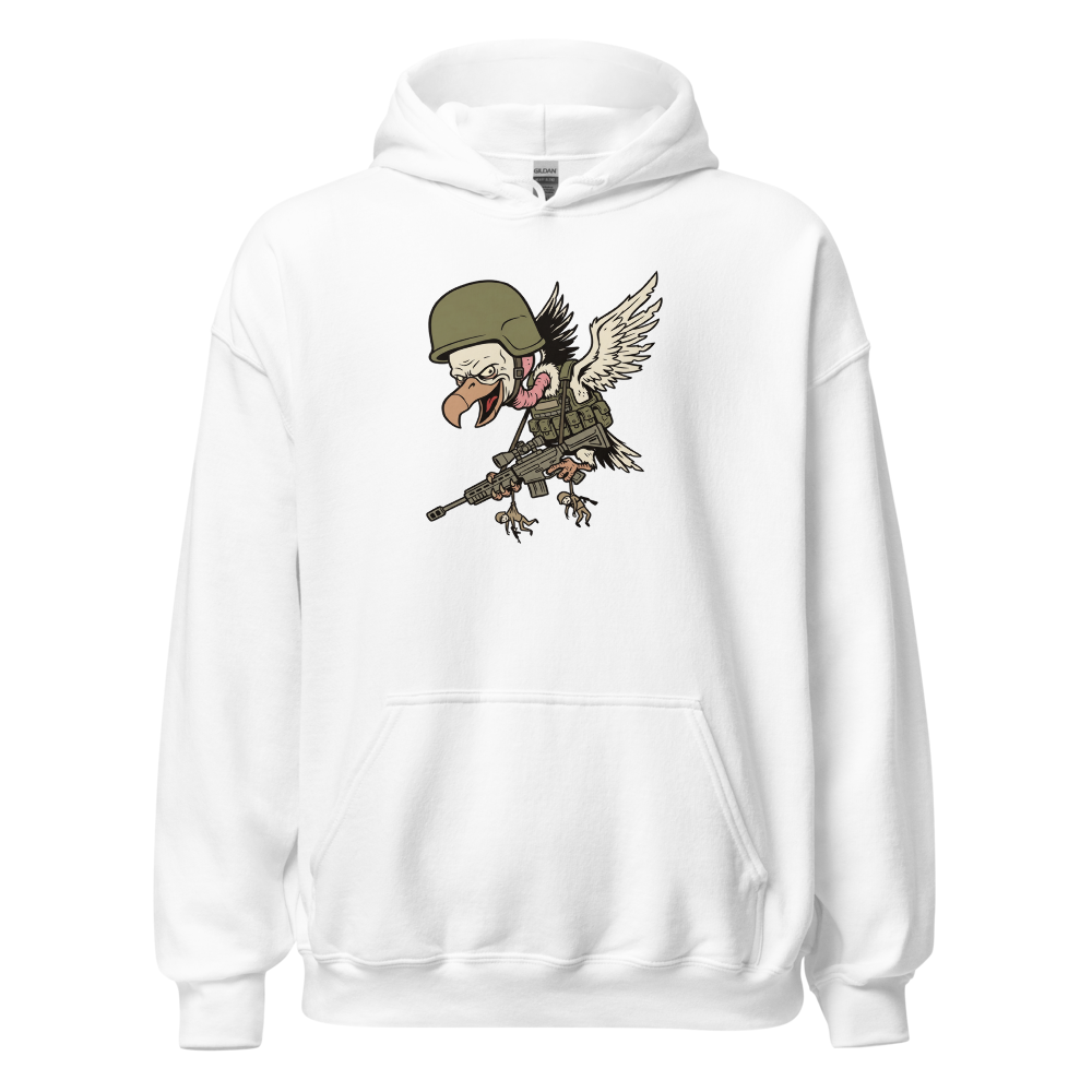 Third Party Vulture Battle Royale Gamer Tee — white front view