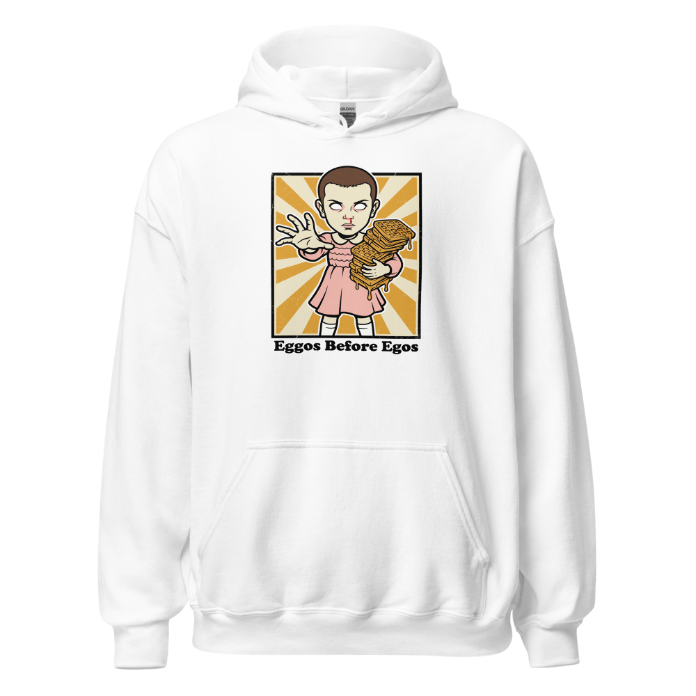 Psychic Waffle Kid Propaganda Screenprint Tee — white front view