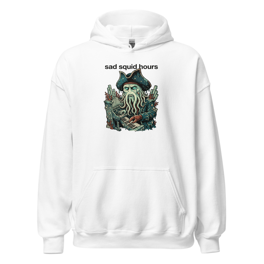 Sad Squid Hours Cursed Sea Captain Pop Art Tee