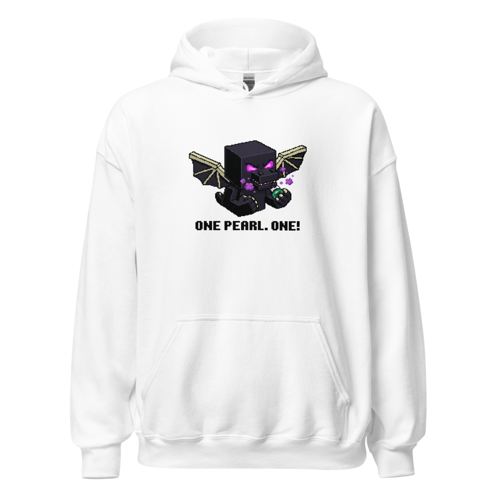 One Pearl Pixel Dragon Boss Tantrum Gamer Tee — white front view