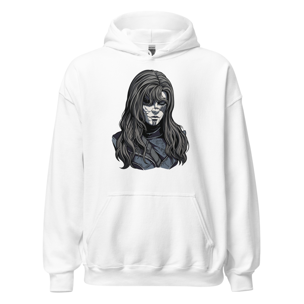 Paintress Watercolor Portrait Tee — white front view