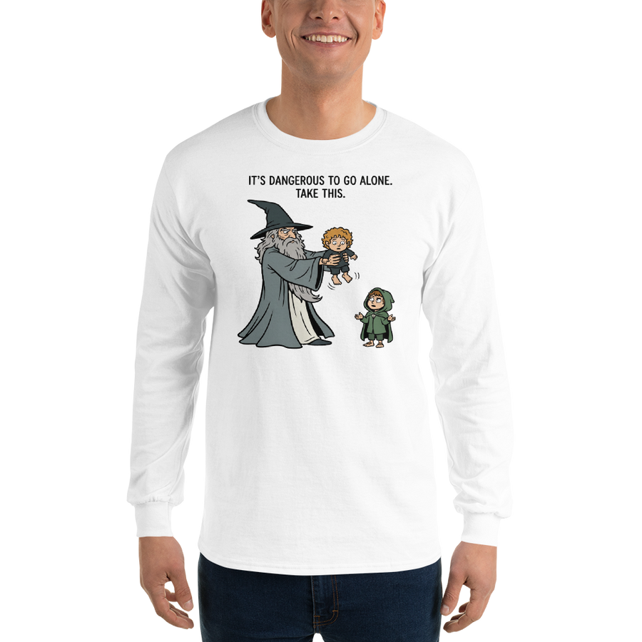 Wizard Hands Off Tiny Hobbit Fantasy Parody Tee