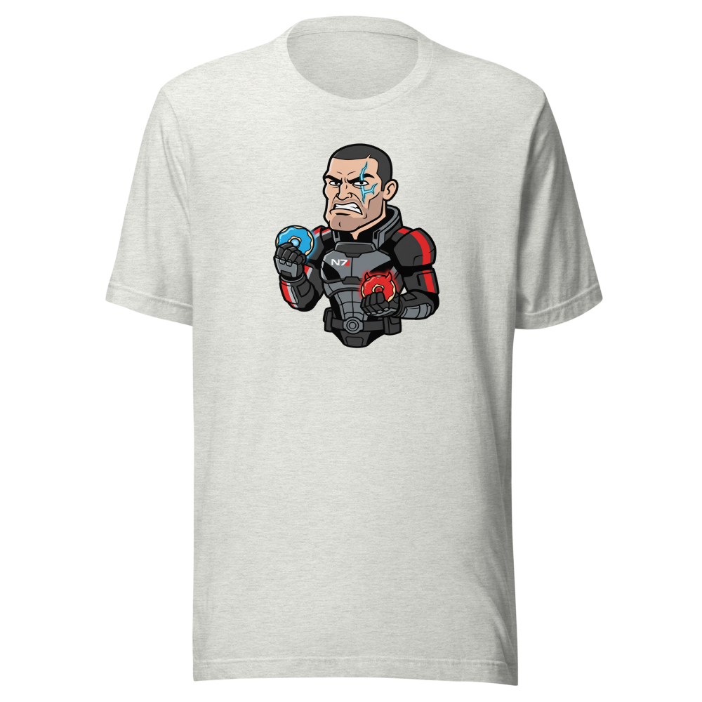Paragon vs Renegade Donut Space Operative Tee — ash front view
