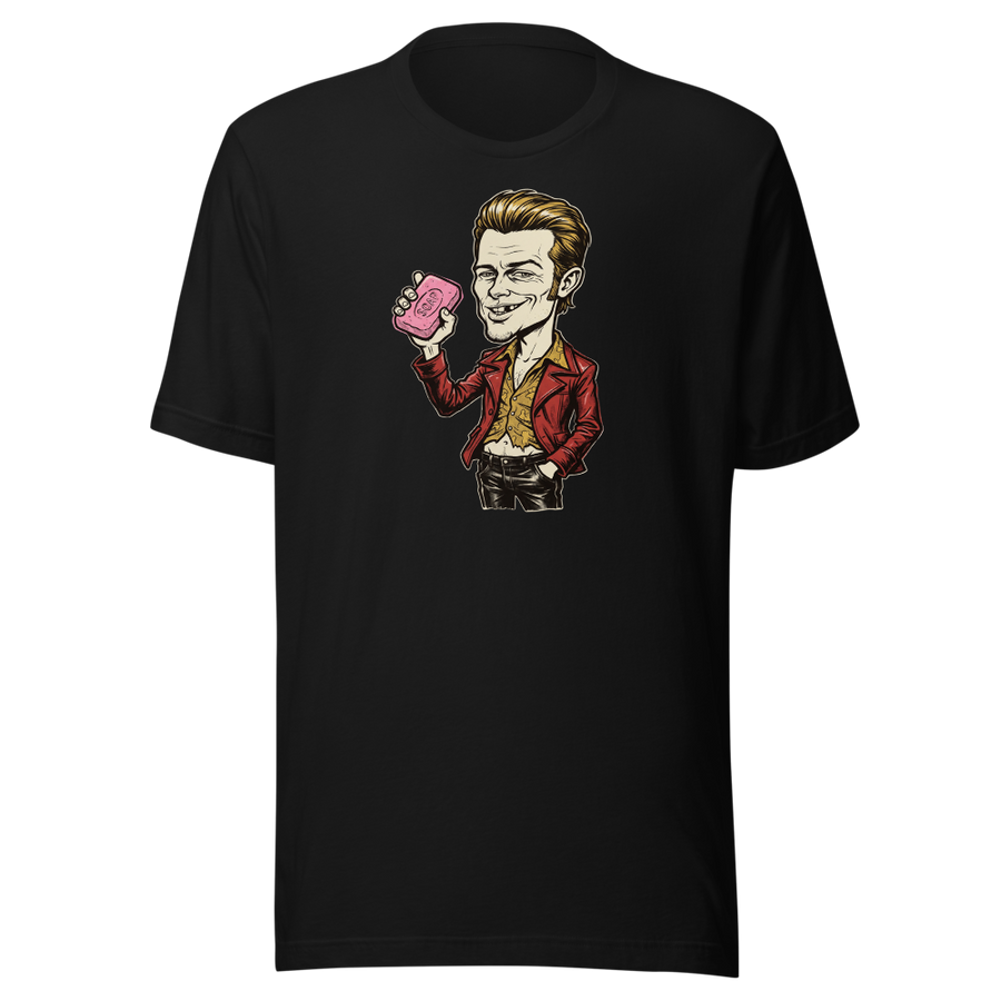 Soap-Pushing Anarchist Punk Caricature Tee