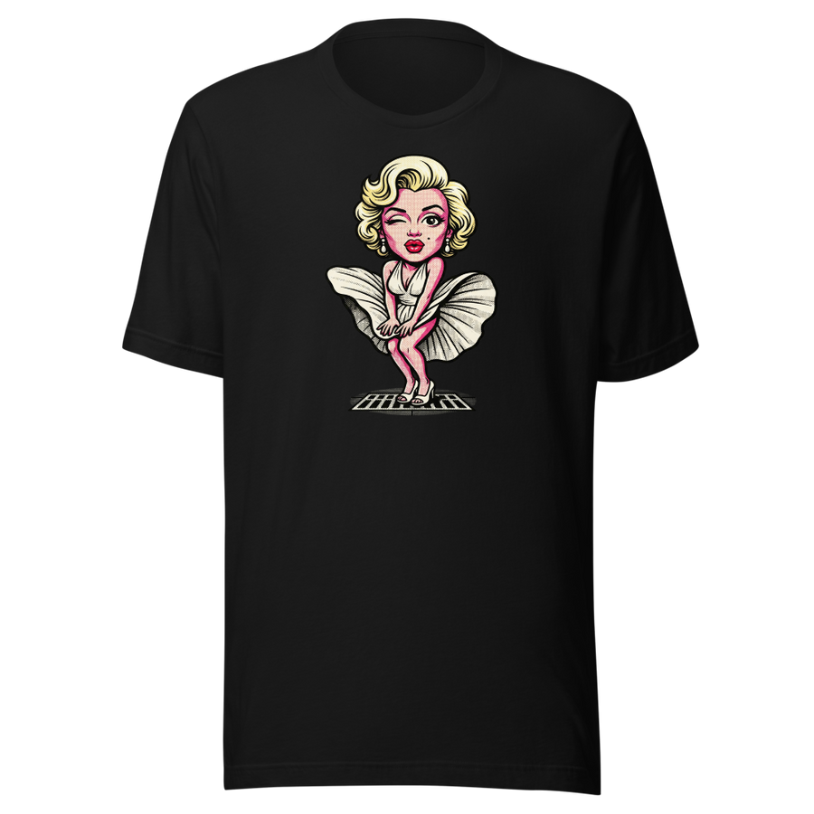 Bombshell Blonde Subway Breeze Pop Art Tee