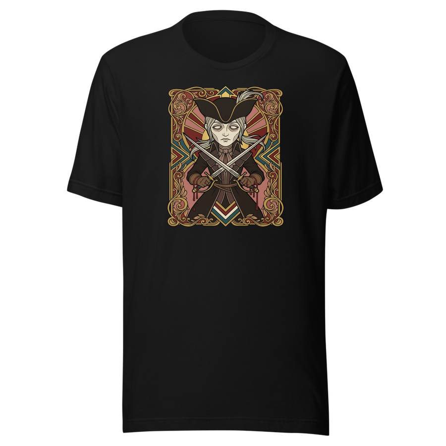 Clocktower Hunter Twin Blades Deco Duel Tee