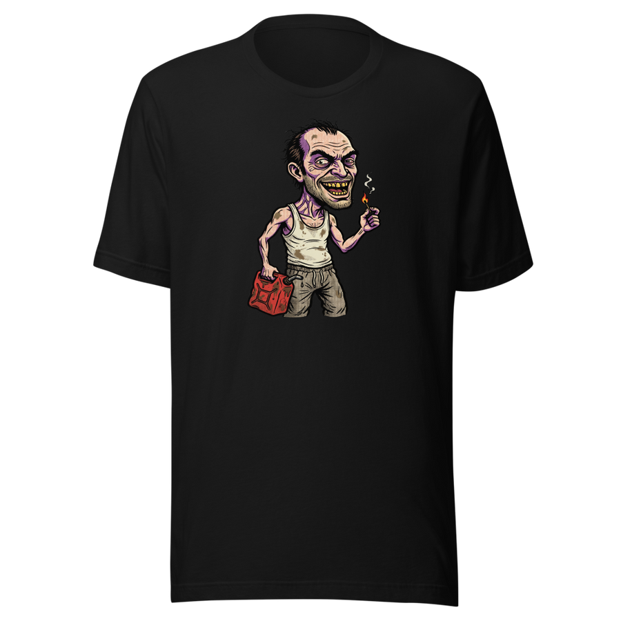 Feral Arsonist Halftone Pop Art Graphic Tee