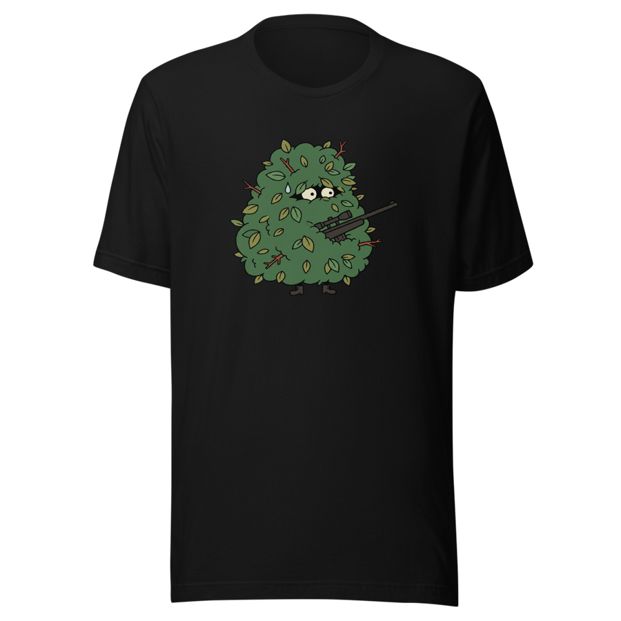 Bush Camper Sniper Battle Royale Gamer Tee
