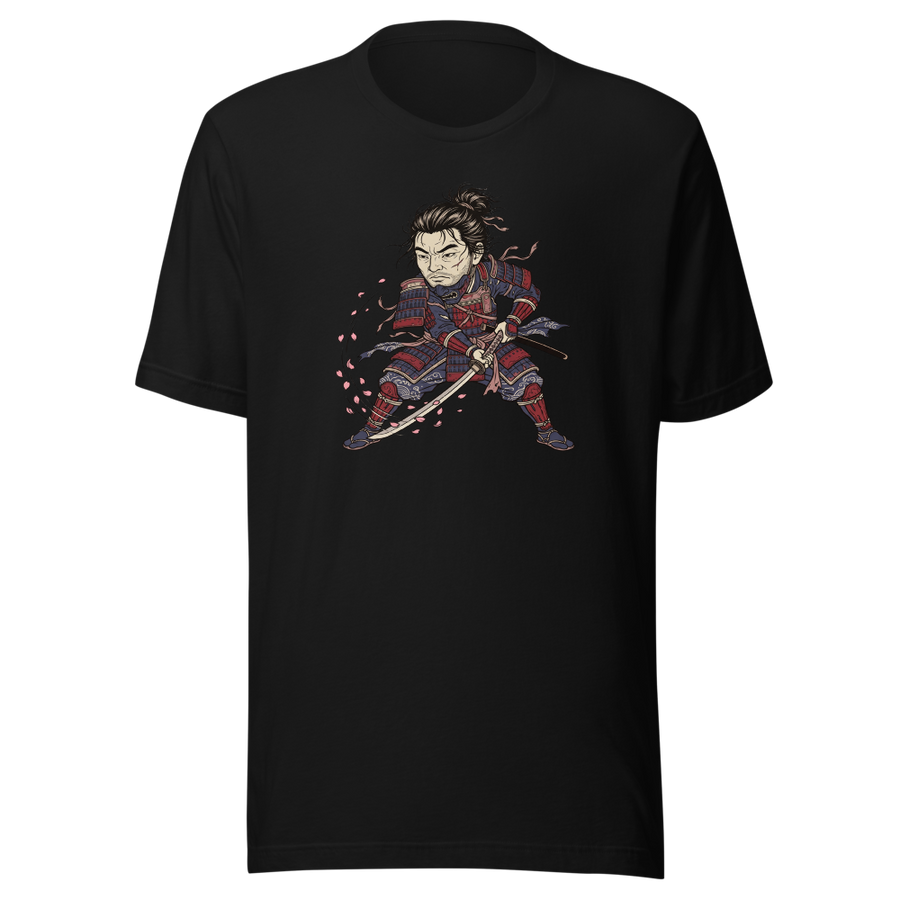 Lone Samurai Ghost Ukiyo-e Woodblock Graphic Tee