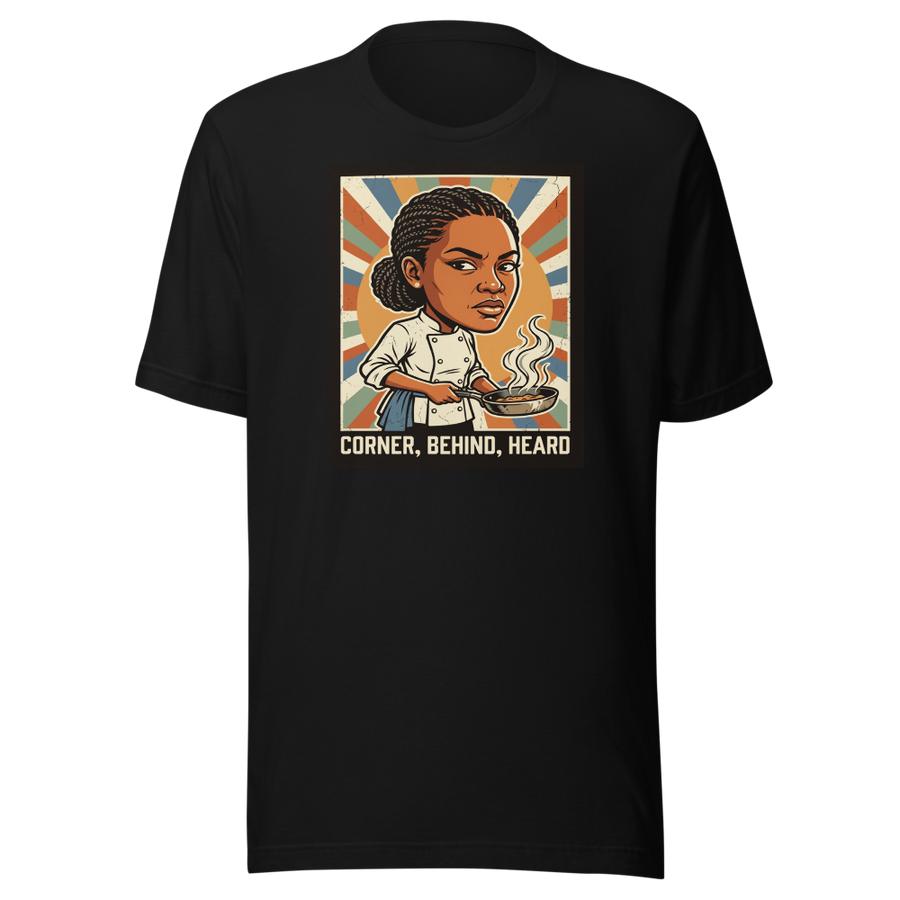 Side-Eye Chef Propaganda Screenprint Kitchen Tee