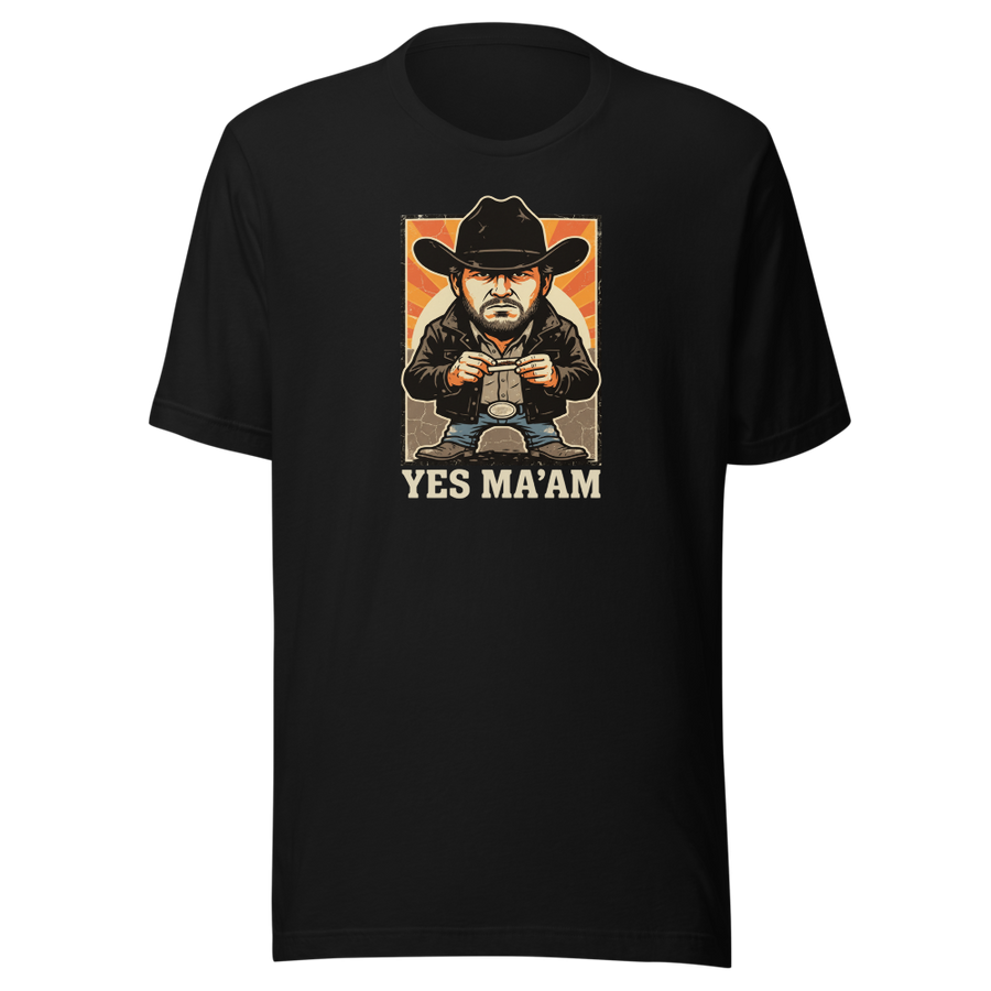 Yes Ma'am Ranch Hand Sunset Cowboy Western Tee