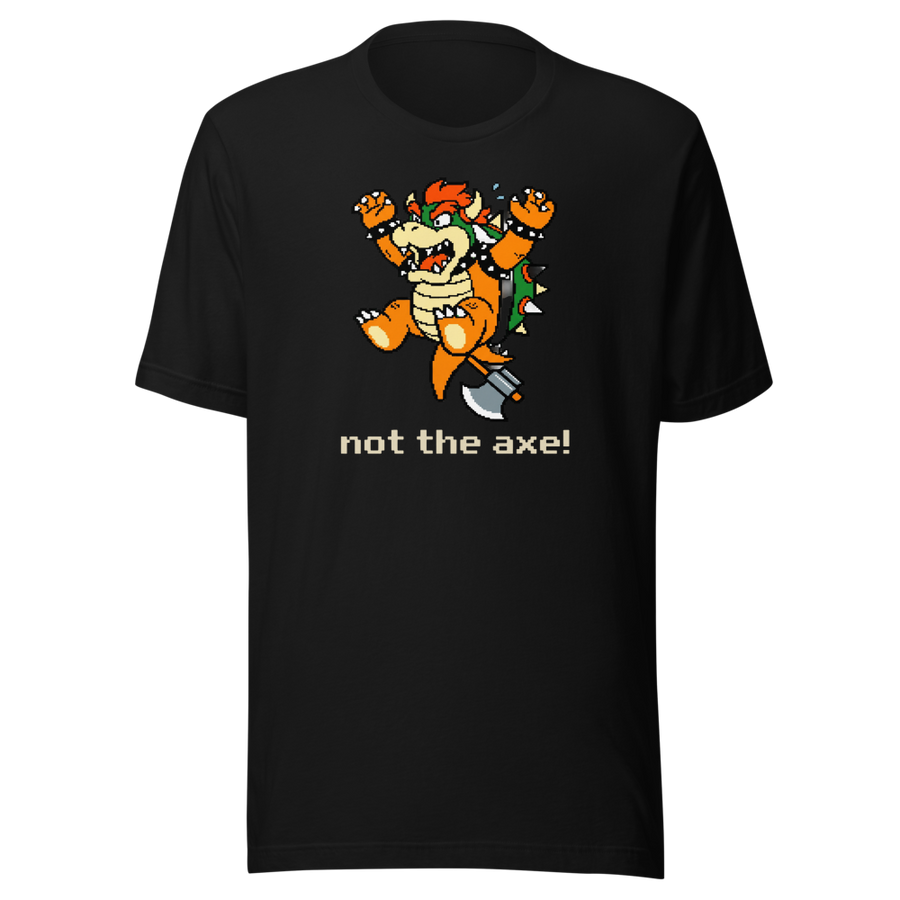 Not The Axe Pixel Boss Retro Gamer Tee