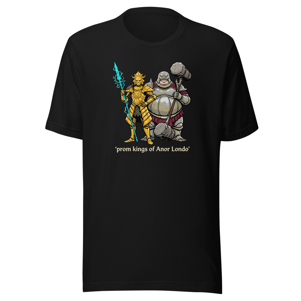 Prom Kings of the Cathedral Boss Duo Tee — black front view