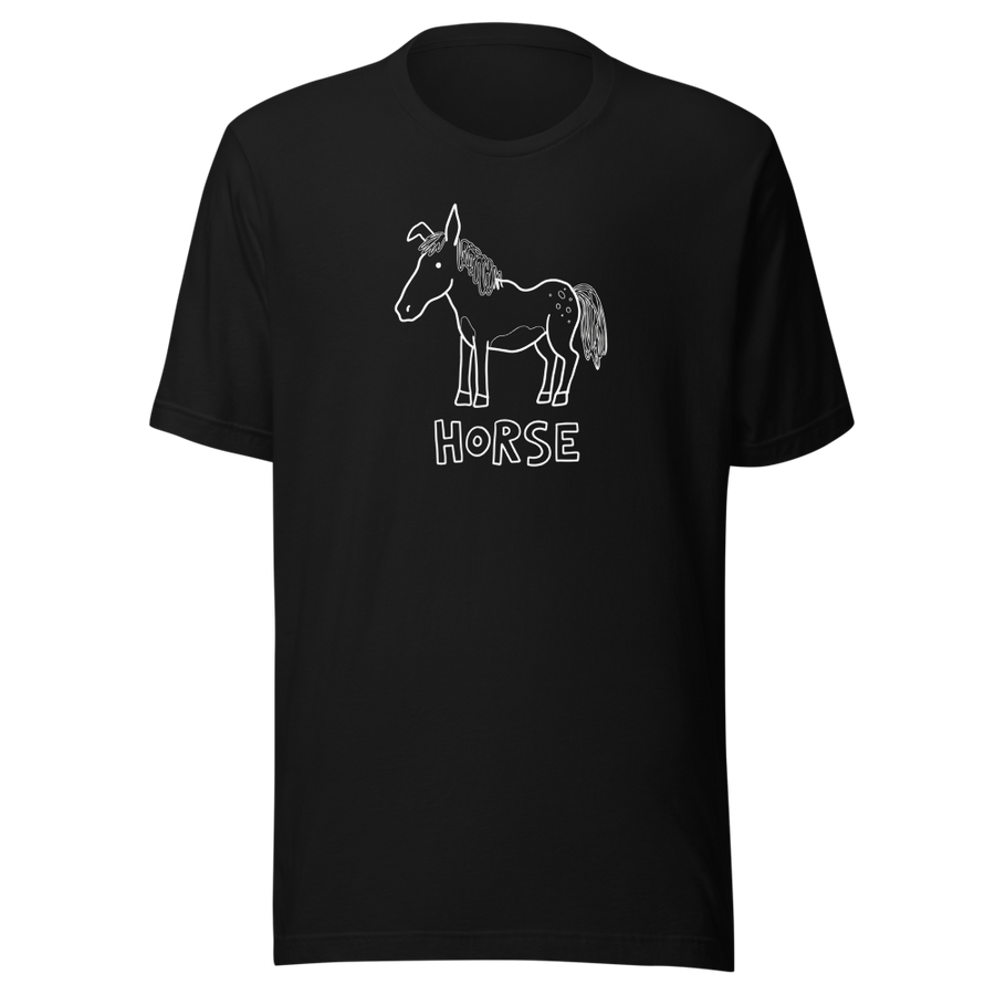 Wonky Barnyard Doodle Crayon Art Funny Tee