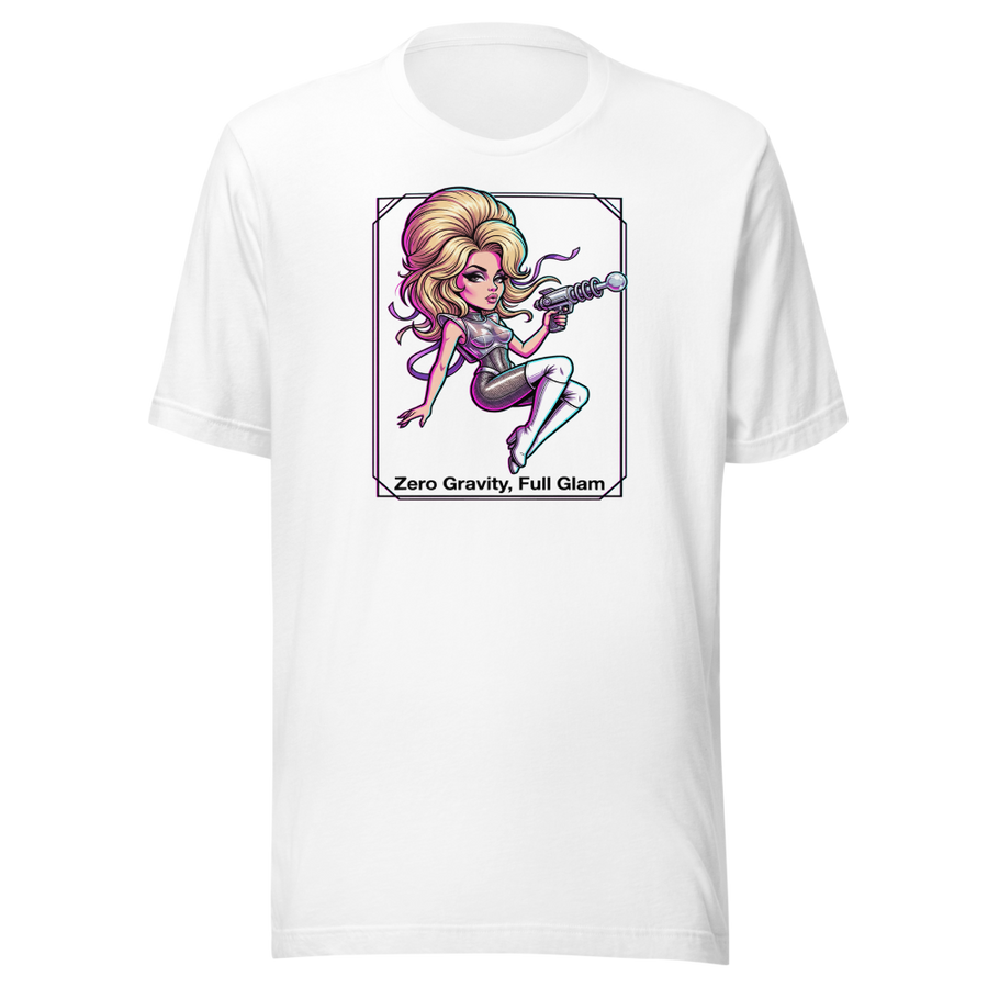 Zero Gravity Full Glam Space Siren Sci-Fi Tee