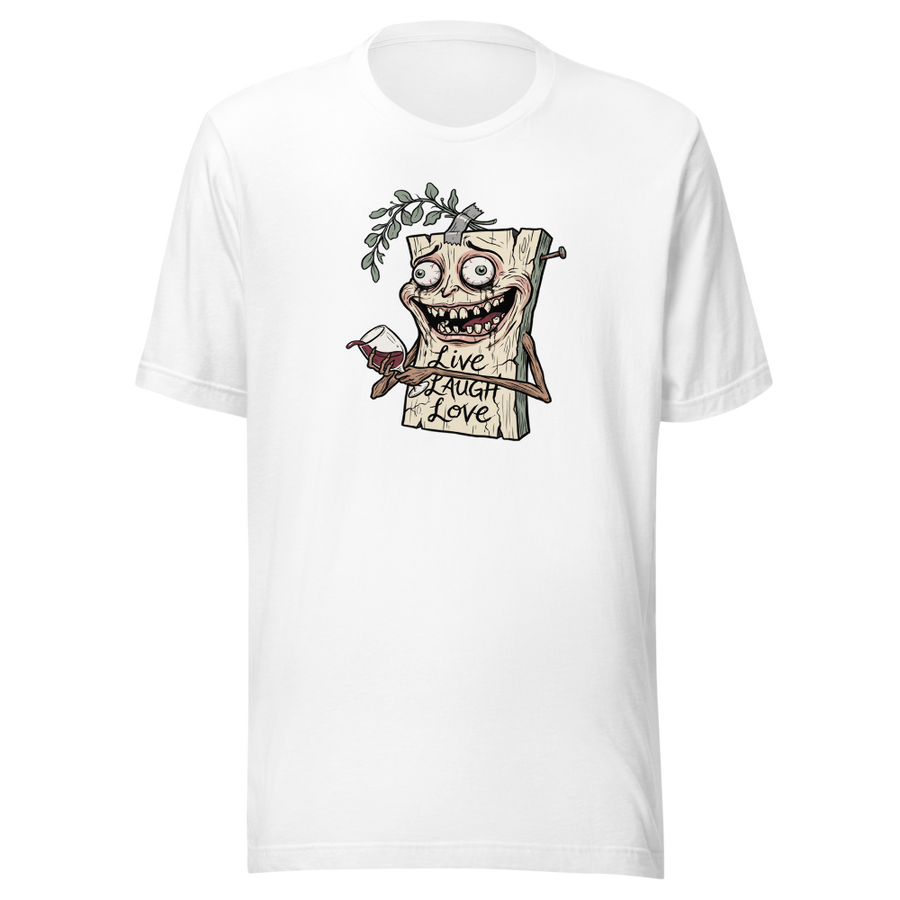 Cursed Farmhouse Plaque Meltdown Parody Tee