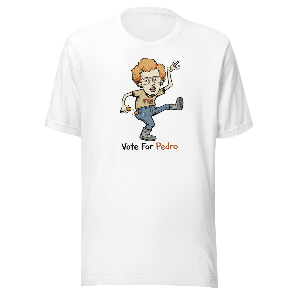 Awkward Dance Nerd Tater Tot Cult Comedy Tee — Premium Tee — white front view