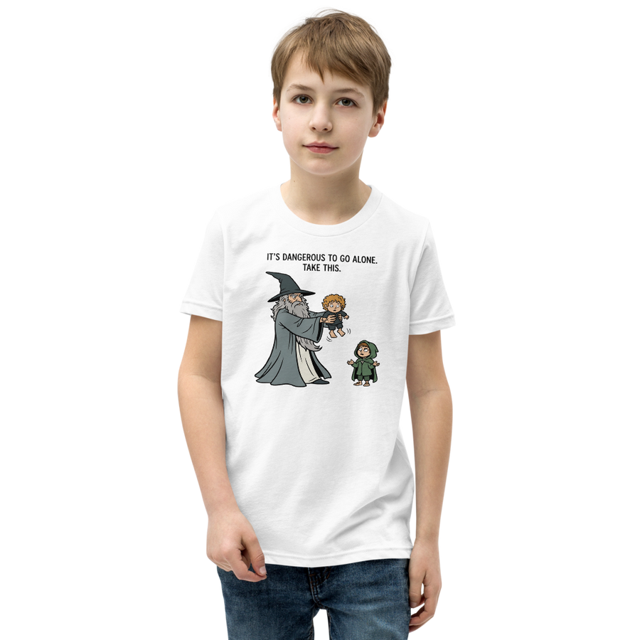 Wizard Hands Off Tiny Hobbit Fantasy Parody Tee